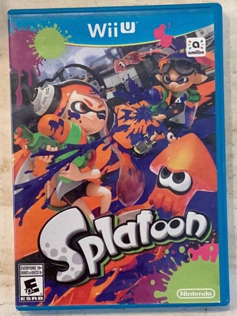 Splatoon Nintendo Wii U Game CIB Tested